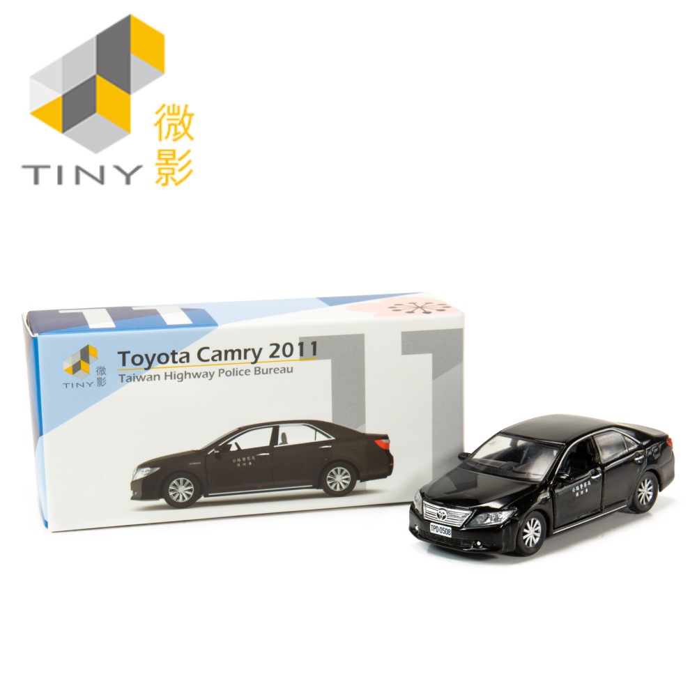 [Tiny] Toyota Camry 2011 台灣公路警察局 偵防車 TW11 模型車 金屬 好質感 可滑動 收藏