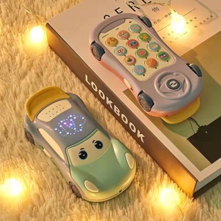 限時活動✔️兒童新款音樂手機模擬0-1嵗寶寶玩具男孩女孩智慧電話嬰兒可咬✔️達人社