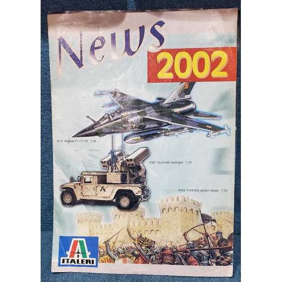 義大利 ITALERI 模型。1999+2000+2002年度新品NEWS商品。絕版。狀況如圖。