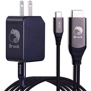 Switch NS 主機周邊 BROOK cable HDMI 視頻轉接器 電視 轉換器 底座 攜帶底座【臺中大眾電玩】