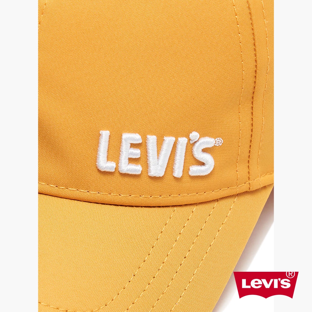Levis Gold Tab金標系列 可調插釦棒球帽 精工立體刺繡Logo 芥末黃 男女 D7278-0006 熱賣單品