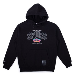 黑人王 Mitchell&Ness NBA Team Logo Dad Hoodie 帽Tee 馬刺 $2680