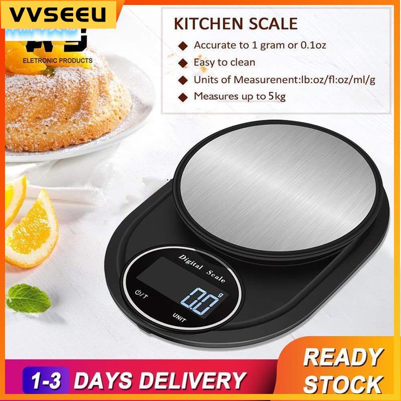 5kg Portable Kitchen Scale Digital Weight Balance Electronic