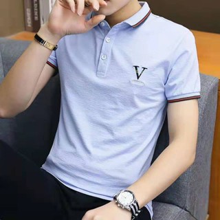 純棉印花上衣男|夏季短袖POLO衫|大碼90公斤男裝上衣|韓版翻領POLO衫|潮流青年打底衫|修身男上衣|純棉短袖衫