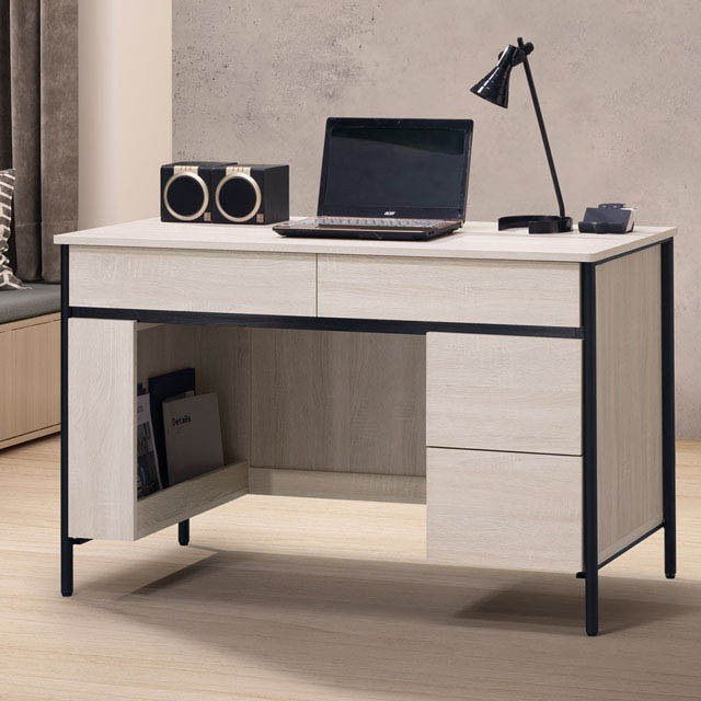 Homelike 費羅尼4尺書桌 工作桌 辦公桌 電腦桌 專人配送安裝