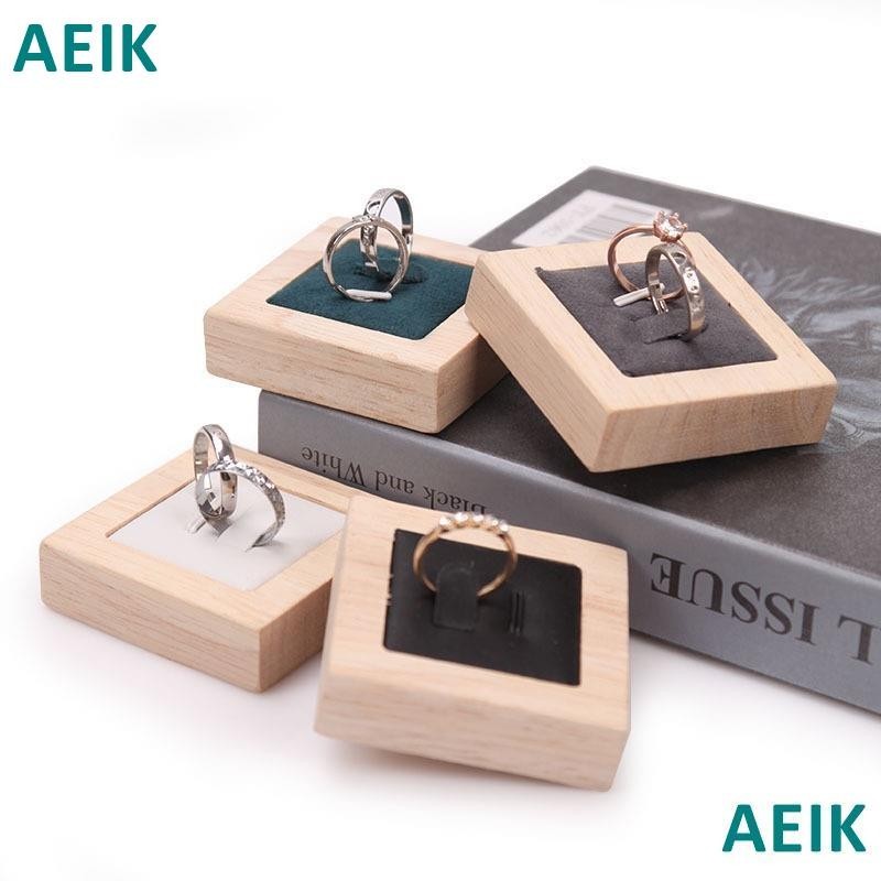益家天鵝絨首飾耳環戒指展示盒托盤架儲物展示櫃組織者珠寶戒指展示架支架