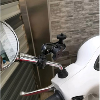 後視鏡桿 細管 專用球頭 手機架 鋁合金 nstar LX125 支架 五匹 GTS300 VESPA 偉士牌手機架