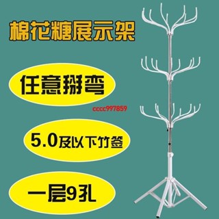 &h心動款^新品%！新款棉花糖展示架商用擺攤可任意掰伸縮折疊卡通花式棉花糖架子