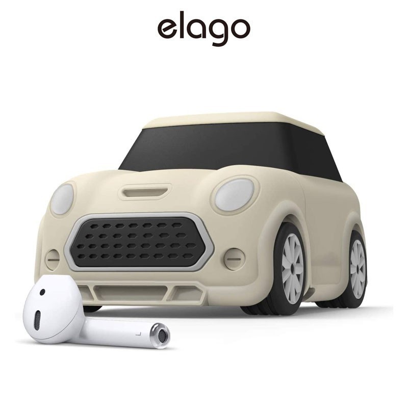 ✸[elago] Mini Car Airpods 保護殼 (附鑰匙圈) (適用 Airpods