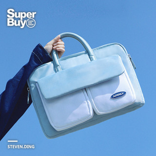 【Superbuy】加厚防撞筆記本電腦包 防水13吋/14吋/15.6吋筆電包 手提包通勤包/商務公事包/側揹包/單肩包