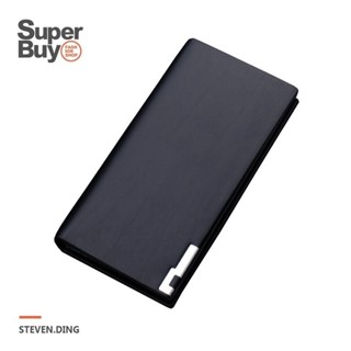 <Superbuy>時尚皮夾/男士商務長夾/長款錢包 皮革錢包/男手包 多卡位錢包/手抓包 輕薄多功能卡夾/錢夾潮男手包