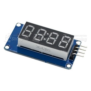 iCshop 4位數字顯示模組 帶時鐘點 Arduino TM1637 七段顯示器 數碼管