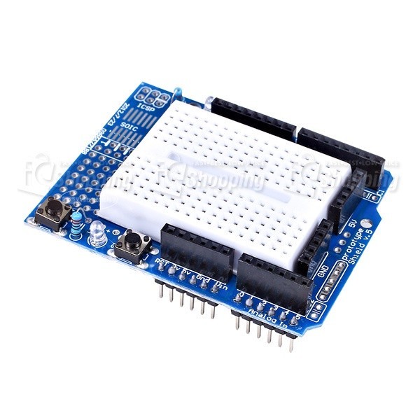 iCShop－UNO R3 ProtoShield for Arduino® 擴展板 含麵包板●368030501109