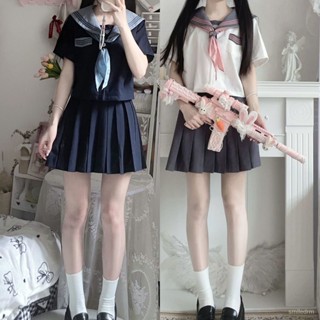 【砂糖の時光】薇薇菲【鑽石之光】日係jk製服水手服長短袖學生清倉套裝一整套