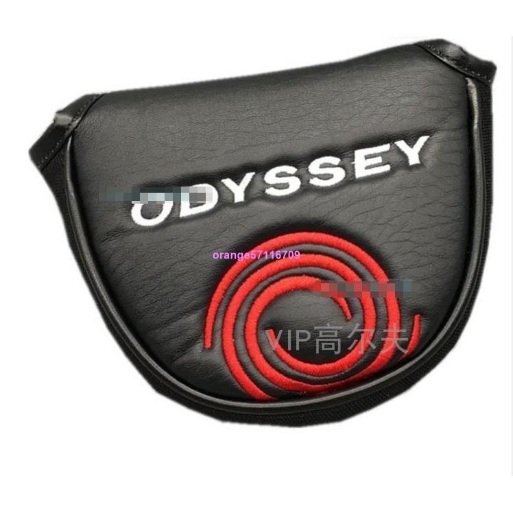 聚香緣【高爾夫球桿套】ODYSSEY 高爾夫推桿套 新品球桿套 半圓桿頭套 球桿保護套磁鐵款