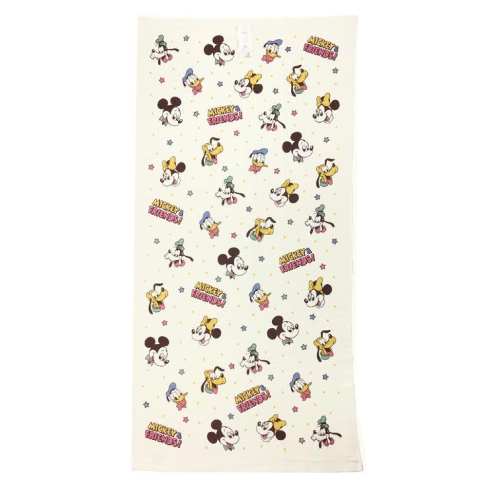 免運 日本進口 迪士尼 Disney 米奇家族 紗布大浴巾 毛巾(60X120CM) 賣場多款任選
