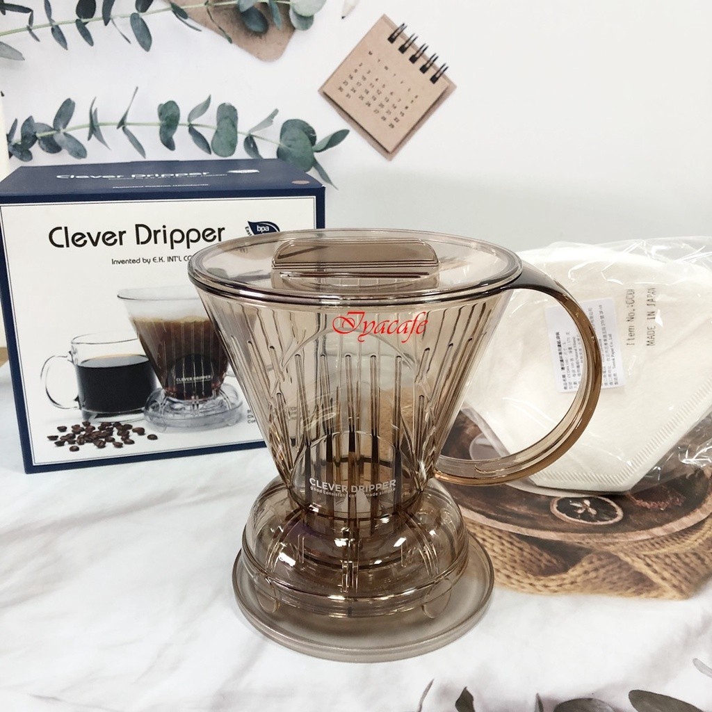 【愛鴨來掌櫃】聰明濾杯 Clever Coffee Dripper 4-7杯份 -L號-500ml 贈103濾紙