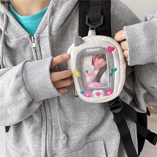 2024新品👍卡通插畫可愛搞怪趣味毛絨零錢包咕卡痛包卡包收納袋充電器收納包