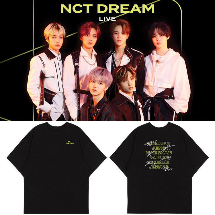 NCT DREAM演唱會Beyond LIVE演唱會周邊同款衣服短袖T恤打歌服