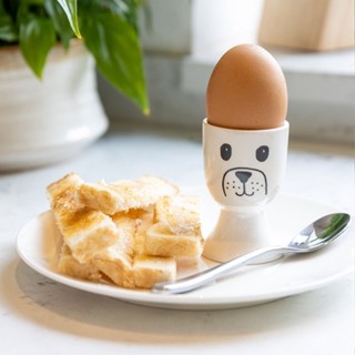 台灣現貨 英國《KitchenCraft》瓷製蛋杯(小狗) | 雞蛋杯 蛋托 早午餐 餐具