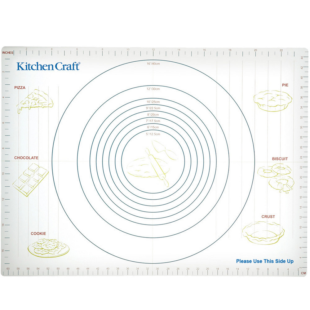 台灣現貨 英國《KitchenCraft》測量揉麵板(62x 46) | 揉麵板 桿麵墊 料理墊 麵糰 揉麵板