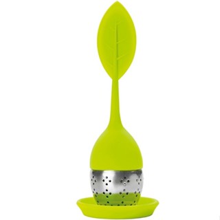 臺灣現貨 西班牙《IBILI》單葉漂浮濾茶器(綠) | 濾茶器 香料球 茶具