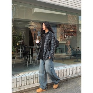 【Codibook】韓國 DAILYJOU 寬鬆格紋襯衫［預購］襯衫 女裝