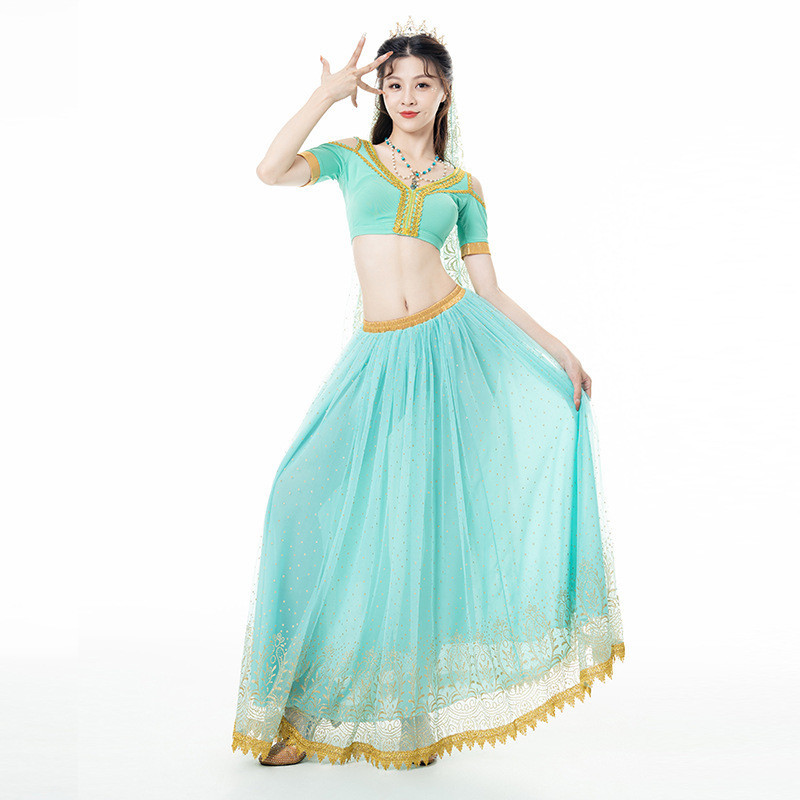 印第安部落公主萬聖節cosplay服裝拉丁表演服茉莉部落公主舞蹈服