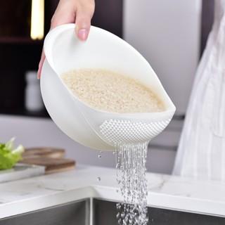 台灣多功能淘米器 加厚廚房淘米器 塑料 洗米篩淘米盆 瀝水籃洗菜籃 洗米器洗米籃
