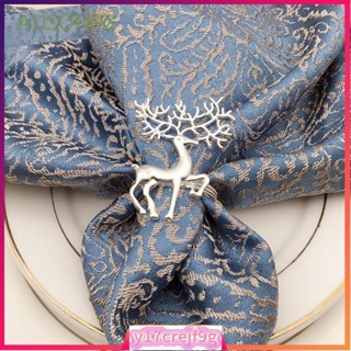 Durable Delicate Napkin Rings Alloy Towel Button Napkin Hol