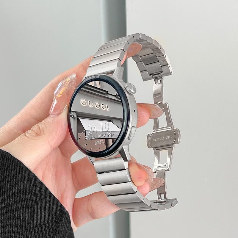 【YX】適用華為gt3錶帶金屬gt2鋼帶新款女生高級感4pro手錶watch3pronew