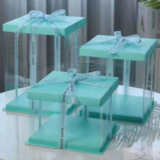 熱賣好物✨生日蛋糕盒子 加高蛋糕盒 透明蛋糕盒 生日蛋糕包裝盒 6寸8寸10寸 雙層單層加高 透明加厚 烘焙蛋糕盒