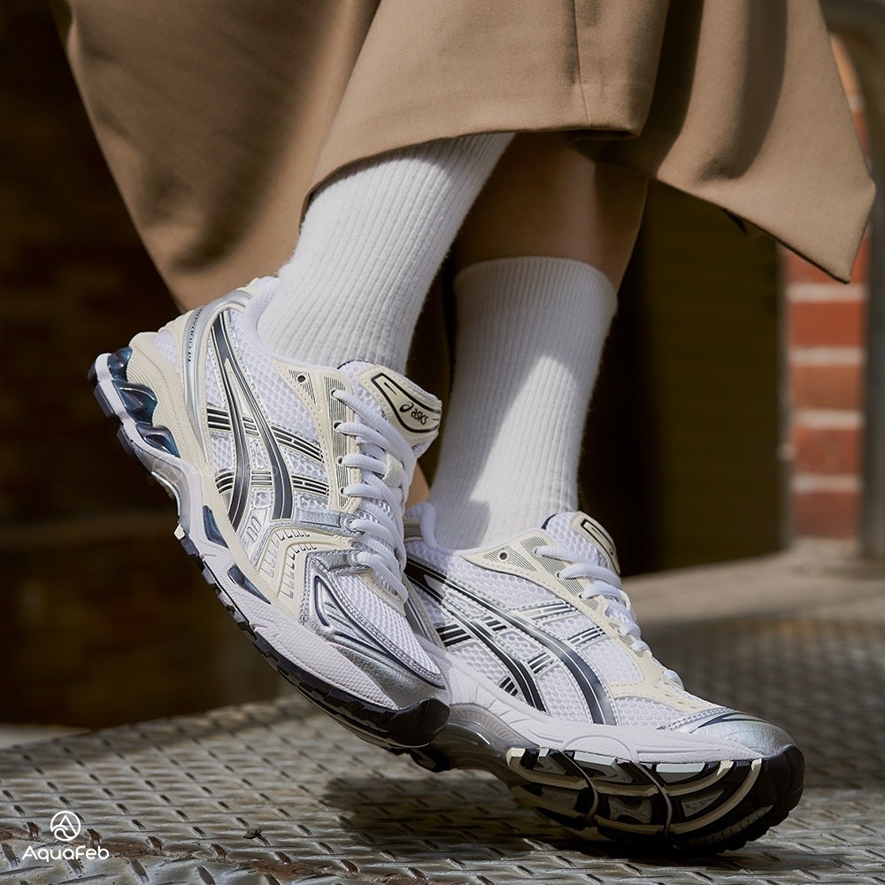 Asics GEL-KAYANO 14 White Midnight 女鞋 白銀色 慢跑鞋 1202A056-109