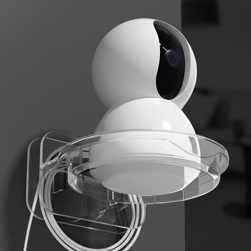 創意無痕壁掛浴室置物架傢用多功能收納架遠程無綫監控攝像頭支架