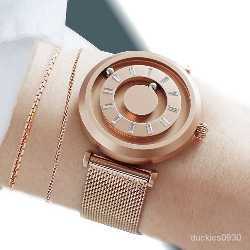 ⚡限時特價⚡EOEO網紅女士手錶時尚顯瘦小衆個性創意磁懸浮科技感潮流國潮爆款 HZ2H