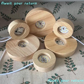 臺灣出貨全網最低價LED實木燈 DIY小夜燈 發光底座 LED原木燈 原木展示燈 USB展示燈座 實木擺飾WXX