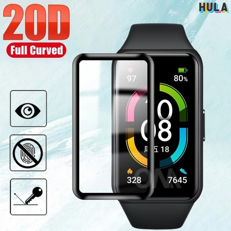 HULA-華為 適用於 Huawei Band 7 的全覆蓋智能手錶保護貼 / 高清防刮屏幕保護膜