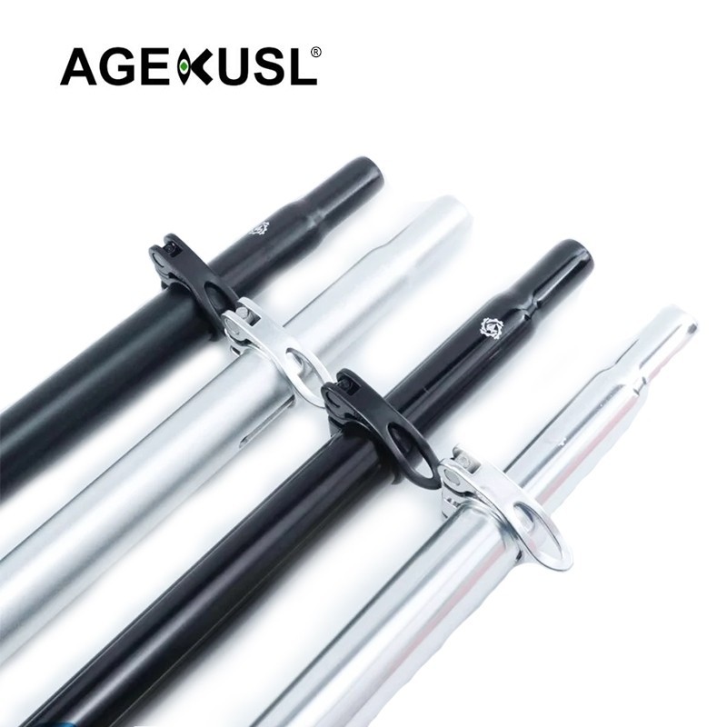 Aceoffix 自行車座管升降座管雙節奶頭座管31.8 mm 700 mm鋁合金加長伸縮座桿用於小布折疊自行車