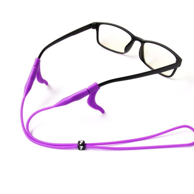 台灣最低價運動防滑硅膠眼鏡繩運動眼鏡固定防滑套 兒童成人跑步眼鏡防掉