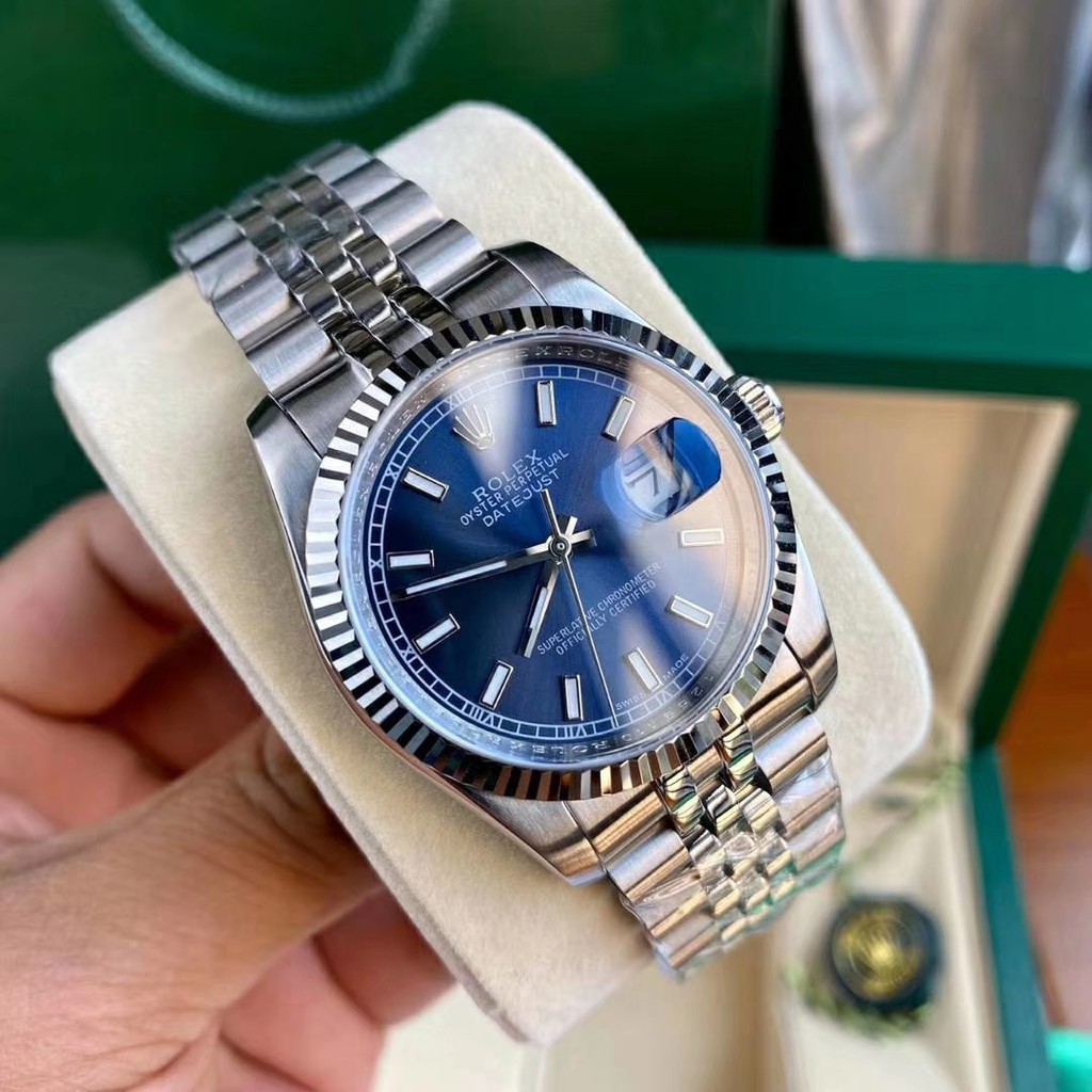 默默店二手勞力士 ROLEX 日歷型系列腕錶 藍錶盤 904鋼 機械表 紅尋 水鬼 鬼王 藍水鬼 迪通拿 格林尼治商