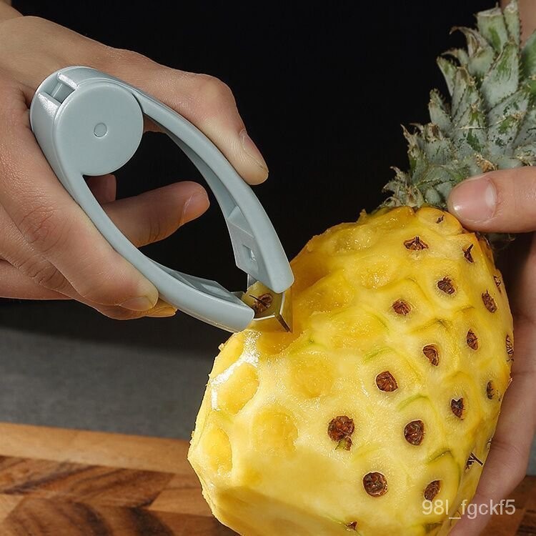 🔥台灣發售🔥  菠蘿去籽器 挖孔去蒂 多功能專用挖眼器不銹鋼去眼夾子去籽菠蘿刀具去皮器神器挖孔去蒂