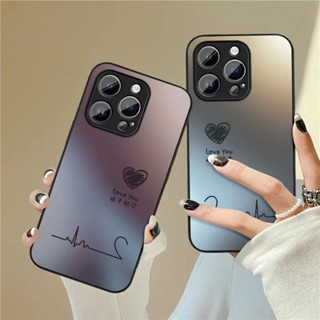 📱實拍免運📱手機殼 手機保護殼 手機套 可愛手機殼 防摔手機殼 愛心情侶蘋果14Pro手機殼iPhone14玻璃11