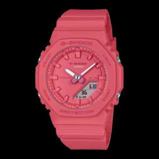 3月上新★CASIO Gshock GMA-P2100-4AJF GMA-P2100-4A 石英樹脂錶帶 玫紅個性女錶