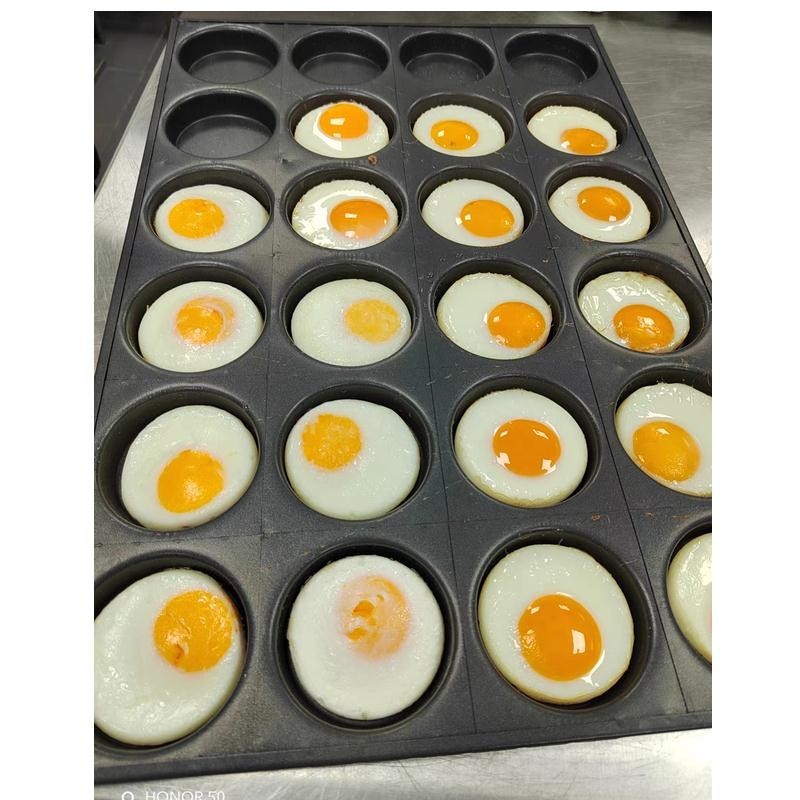 商用24連15連圓形不粘烤雞蛋盤太陽蛋模具飯團荷包蛋烤盤大烤箱用