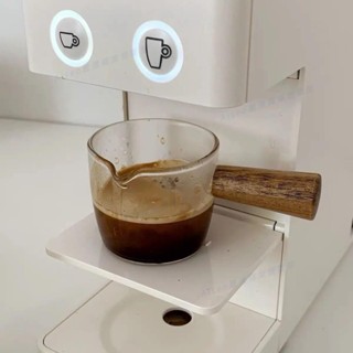 羅東免運♕韓國ins博主同款迷你耐熱玻璃小奶盅奶罐濃縮咖啡杯 日式帶把手奶盅玻璃奶罐咖啡拉花沖泡奶杯