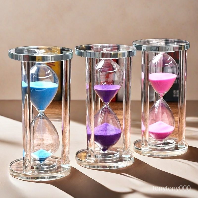 🔥客製/熱賣🔥時光沙漏計時器玻璃擺件裝飾品讀書學習計時器創意禮品送朋友禮物 新奇創意實用禮品 泡茶計時器 交換禮物