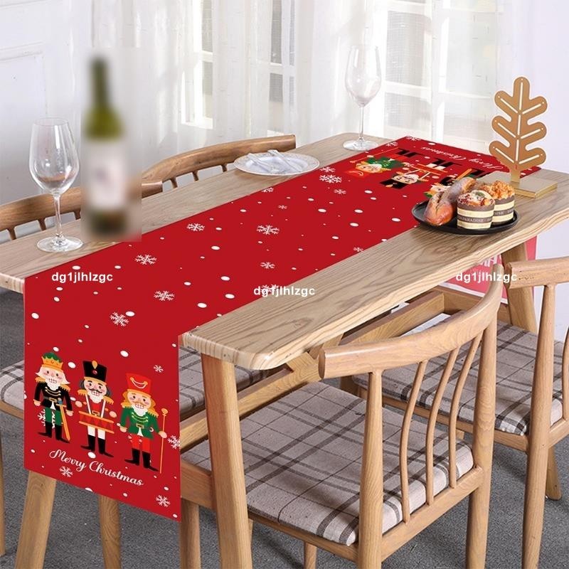 聖誕桌罩賽跑者聖誕桌旗/聖誕佈置裝飾聖誕裝飾新年桌布