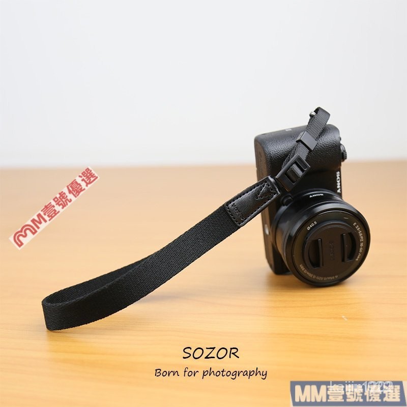 【精選優品】♦✸▧相機腕帶手繩適用於佳能單反5D6D索尼A7M3微單防滑手帶簡約快拆裝 BOW4 LQB4
