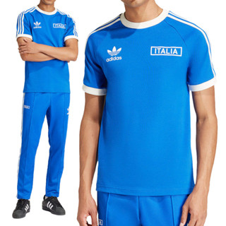 Adidas FIGC OG 3S Tee 男款 藍白色 休閒 運動 圓領 短袖 IU2123