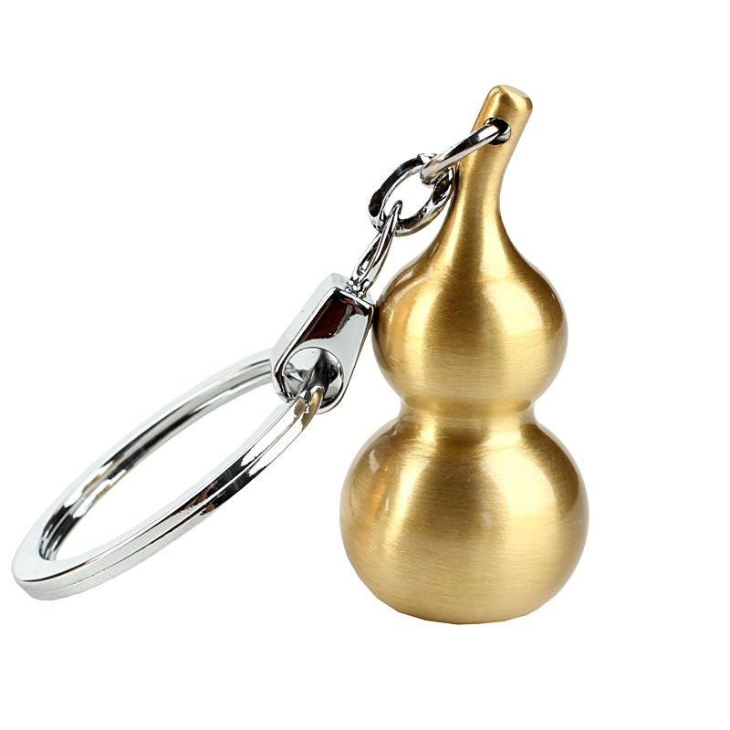 滿額免運📢純銅葫蘆鑰匙扣掛件飾男女用汽車包包鑰匙鏈平安創意過生日小禮物